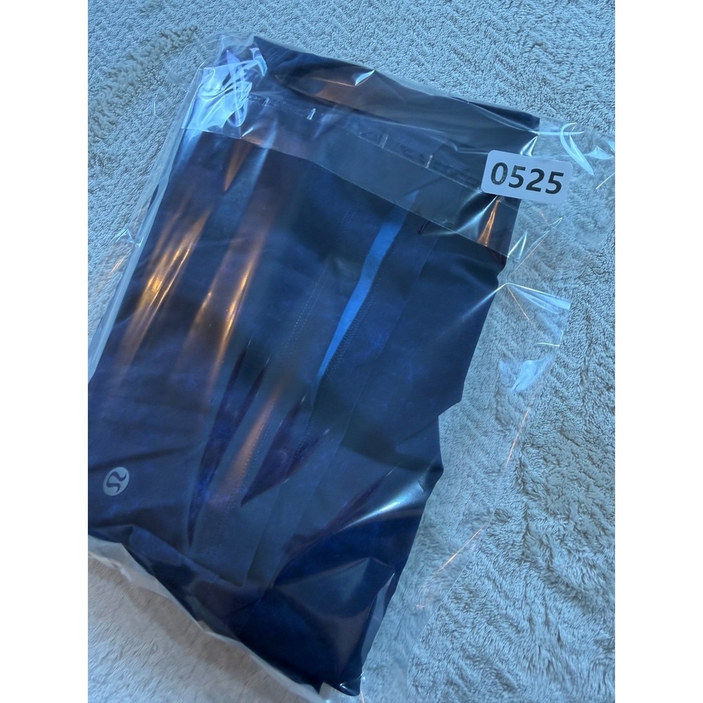 Lululemon T.H.E. Linerless Shorts Mens XL Dark Blue Camo Drawstring Activewear - Picture 13 of 13